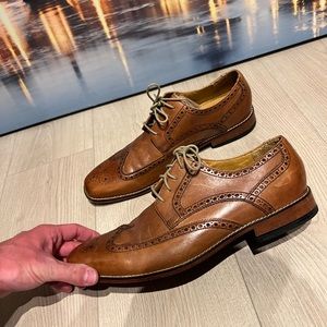 Cole Haan mens wingtip dress shoes